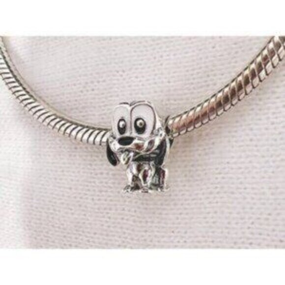 Disney Pluto Charm, Charms for Pandora Bracelet S925 ALE Sterling Silver Charm - Picture 5 of 5